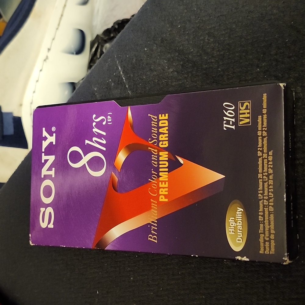 8 hr vhs tape